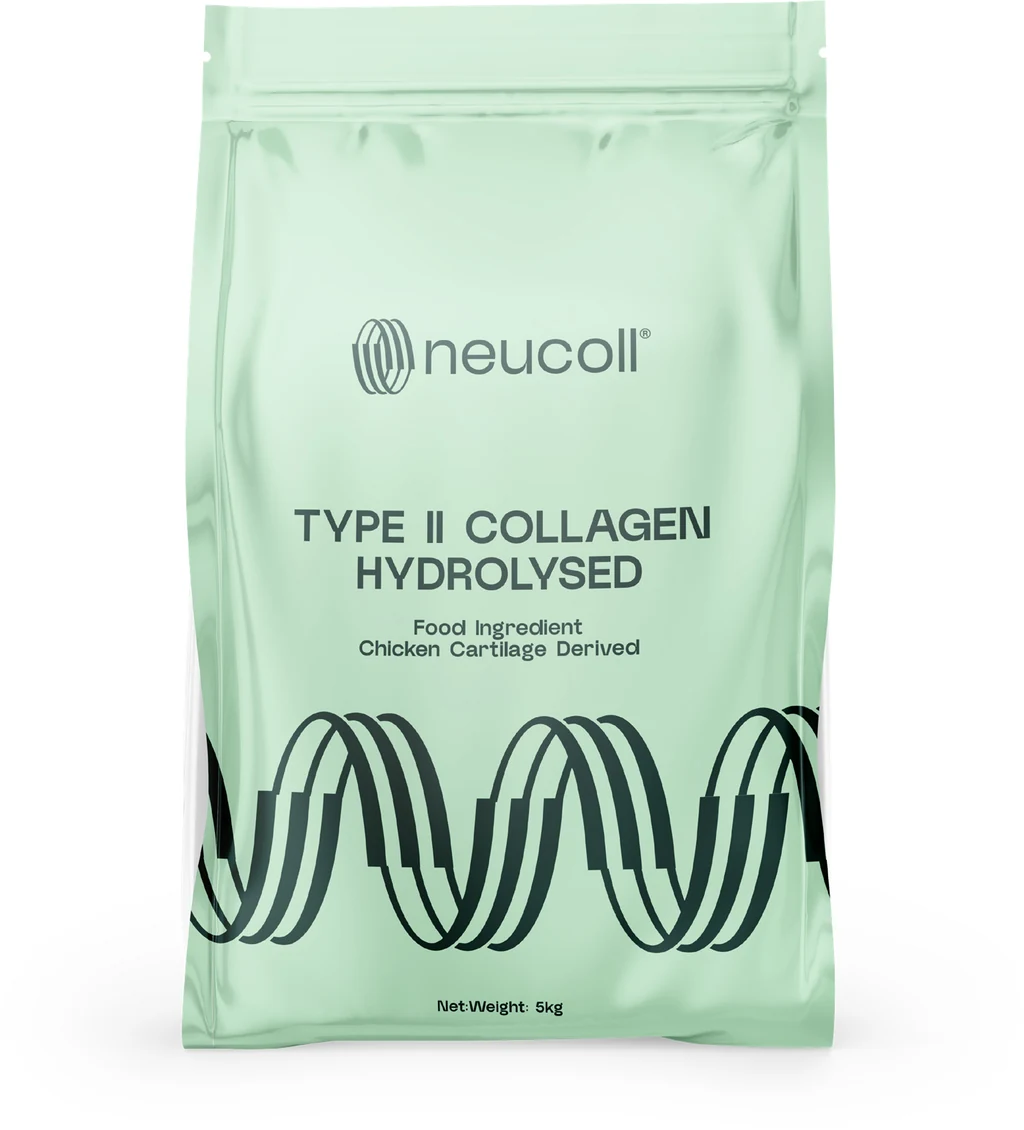 NeuColl hydrolyzed Collagen Type II front pouch presentation